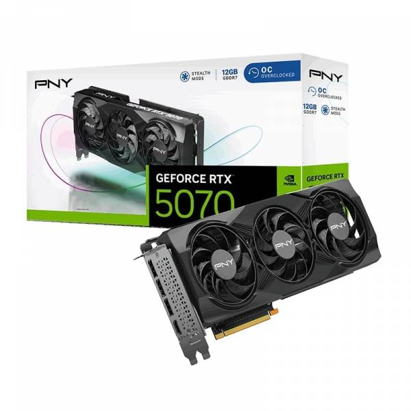 PNI RTX 5070 Overclocked Triple Fan 12GB GDDR7